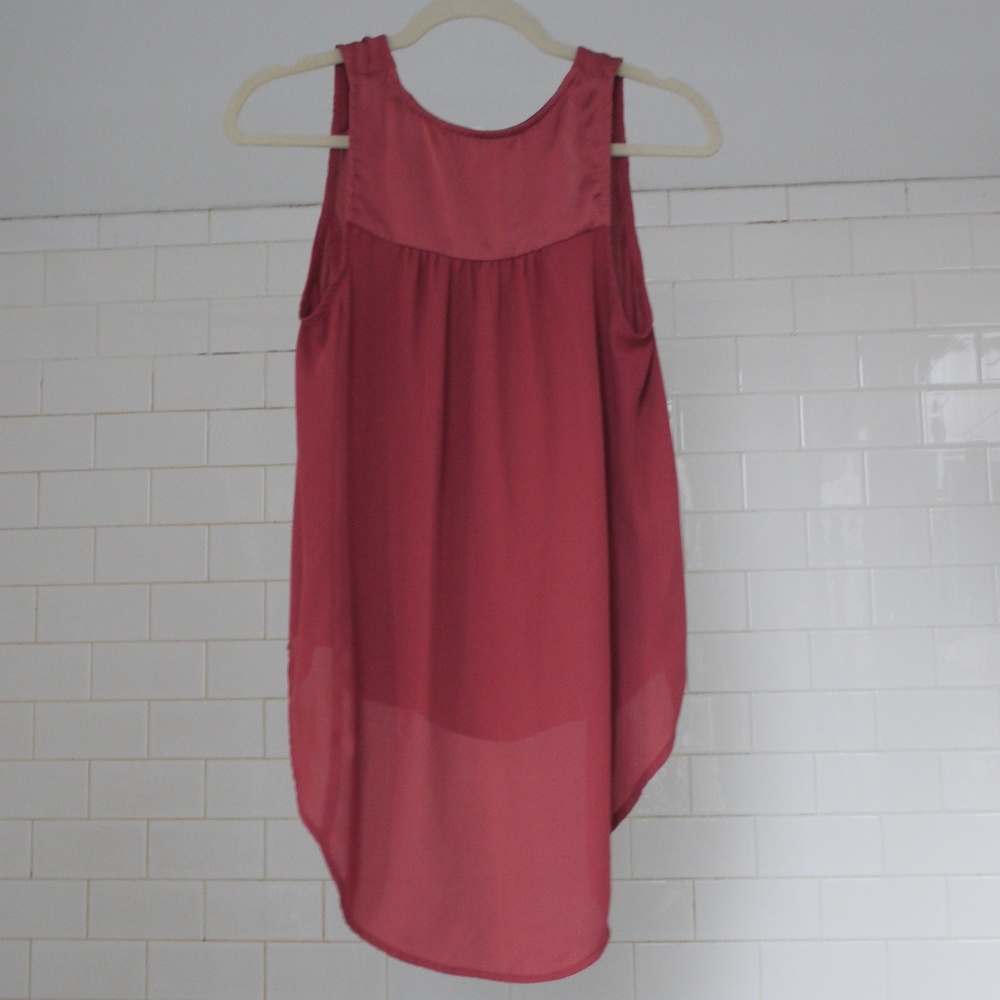 Chic Sheer Tunic Tank